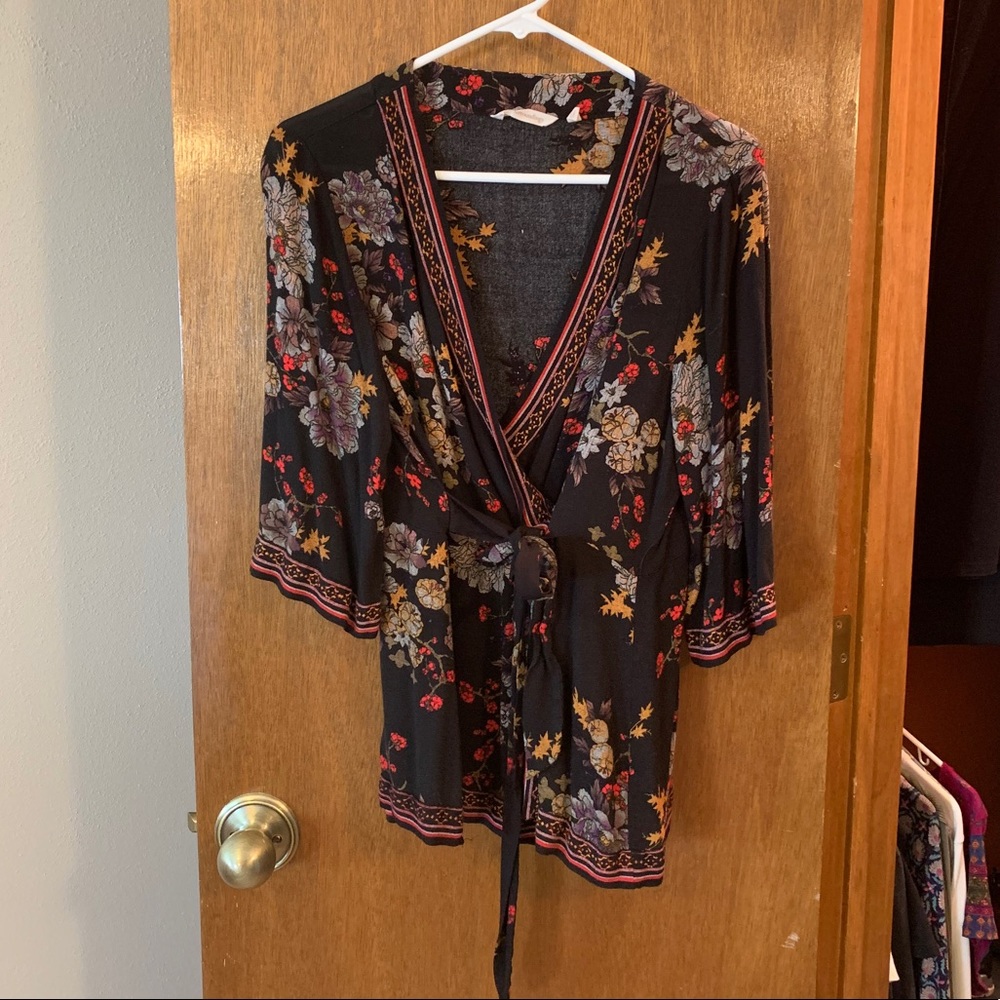 Soft Surroundings Patterned Blouse